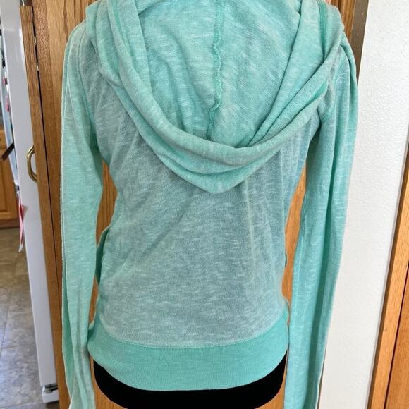 Pink by Victorias Secret women’s size XS teal hoodie, full zip. - Picture 4 of 5